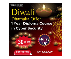 Diwali Dhamaka Offer 1 Year Diploma Course in Cyber Security