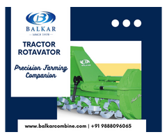 Balkar Combines Reliable Tractor Rotavator