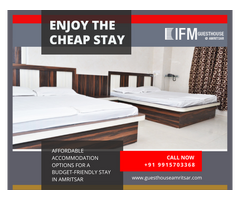 Enjoy a Cheap Stay in Amritsar - IFM Guest House Amritsar