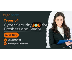 Types of Cyber Security Jobs for Freshers and Salary