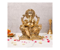 Harmony: Lord Ganesha Idol for Home Blessings by The Advitya