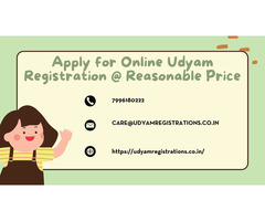 Apply for Online Udyam Registration @ Reasonable Price