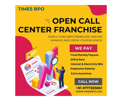 Open call center franchise. Own a times bpo franchise and we manage and grow your business-TIMES BPO