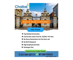 Study Abroad Visa Consultancy In Chennai : Challas Consultancy