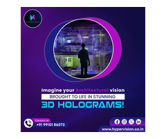Imagine your Architectural vision Brought To Life in Stunning 3D Hologram