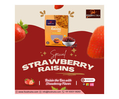 100% Premium Strawberry Flavored Kishmish | Foodnutra