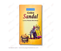 Golden Sandal Wet Dhoop 10 Sticks - Satya Agarbatti Store ™