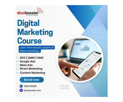 Transform your skills with Dizzibooster digital marketing course.