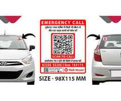 QR Sticker For Car safety