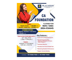 CA Foundation Class for November 2024 Exam