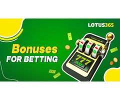 Bonuses for sports Betting on lotus365