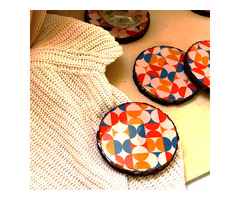 Add a Touch of Elegance: Wood Resin Coaster Sets from Monstera Hut Noida