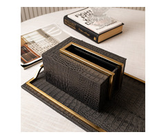 Add Elegance to Your Space with a Leather Tissue Box