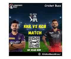 Bet on Upcoming match KKR Vs RCB – Cricket Buzz