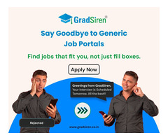 Find Your Perfect Internship or Fresher Job with GradSiren – No More Rejections!
