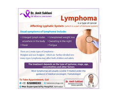 Lymphoma Treatment in Jalandhar – Consult Dr. Amit Saklani