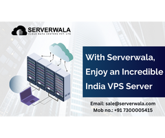 With Serverwala, Enjoy an Incredible India VPS Server