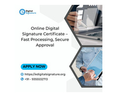 Online Digital Signature Certificate – Fast Processing, Secure Approval