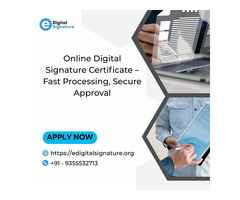 Online Digital Signature Certificate – Fast Processing, Secure Approval
