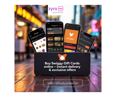 Buy Swiggy Gift Cards Online – Instant Delivery & Exclusive Offers