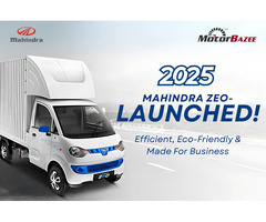 2025 Mahindra Zeo Launched: Efficient, Eco-Friendly & Made For Business