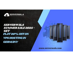 Serverwala Summer Sale 2025 - Get Flat 20% OFF on VPS Hosting in Germany