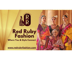 Elegant Sarees for Women – Shop Online at Red Ruby Fashion