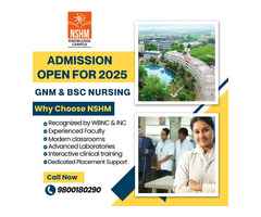NSHM Knowledge Campus GNM and BSC Nursing Admission Call 9800180290