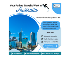 Australia Work & Holiday Visa (Subclass 462) – Apply Now!