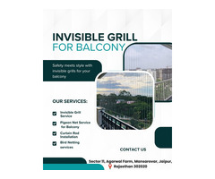 Secure Your Balcony with Invisible Grills in Jaipur