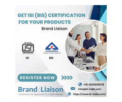 Get ISI (BIS) Certification for Your Products | Brand Liaison