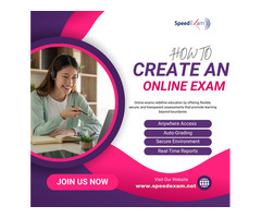 How to Create an Online Exam Quickly and Securely with SpeedExam