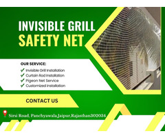 High-Quality Invisible Grill Safety Net Services Jaipur