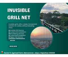 Strong Invisible Grill Nets for Flats & Homes in Jaipur
