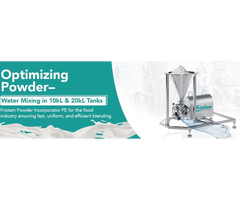 Optimizing Powder Water Mixing in Large Tanks Using Fristam Systems