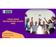 Your MSME Recognition Starts Here