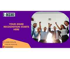 Your MSME Recognition Starts Here