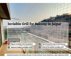 Modern Invisible Grill Installation in Jaipur