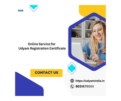 Online Service for Udyam Registration Certificate