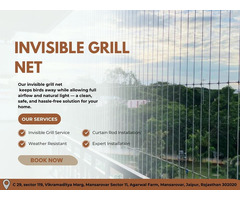Invisible Grill Net Installation Service in Jaipur